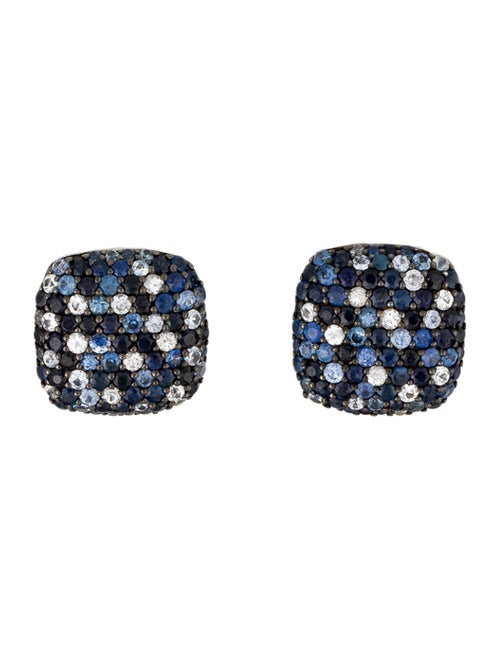 Effy Jewelry 3.56ctw Sapphire Splash Earclip Earrings