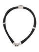 Effy Jewelry 14K Diamond & Black Rubber Station Bracelet