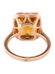 Effy Jewelry 14K 7.30ct Citrine & Diamond Cocktail Ring