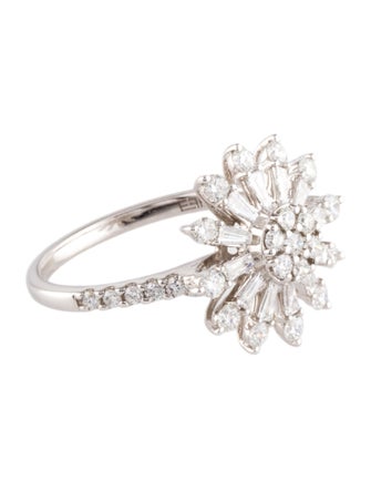 Effy Jewelry 14K Diamond Sunburst Cocktail Ring