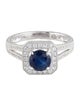 Effy Jewelry 14K 1.28ct Sapphire & Diamond Cocktail Ring