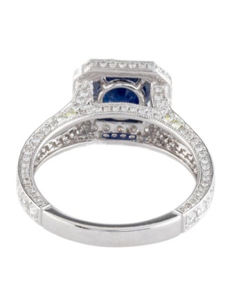 Effy Jewelry 14K 1.28ct Sapphire & Diamond Cocktail Ring