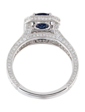 Effy Jewelry 14K 1.28ct Sapphire & Diamond Cocktail Ring