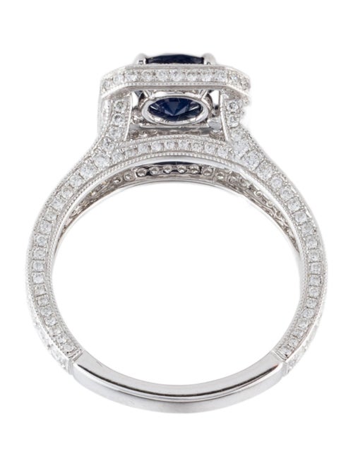 Effy Jewelry 14K 1.28ct Sapphire & Diamond Cocktail Ring