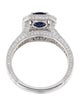 Effy Jewelry 14K 1.28ct Sapphire & Diamond Cocktail Ring