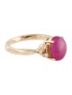Effy Jewelry 14K 3.50ct Glass-Filled Ruby & Diamond Cocktail Ring