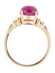 Effy Jewelry 14K 3.50ct Glass-Filled Ruby & Diamond Cocktail Ring