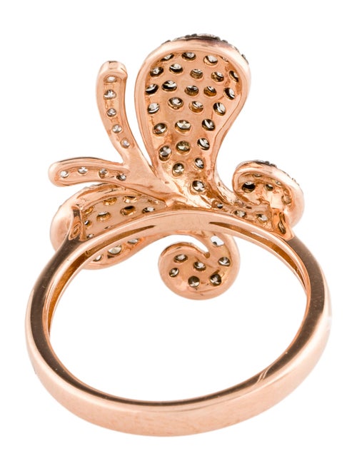 Effy Jewelry 14K 1.10ctw Diamond Butterfly Cocktail Ring