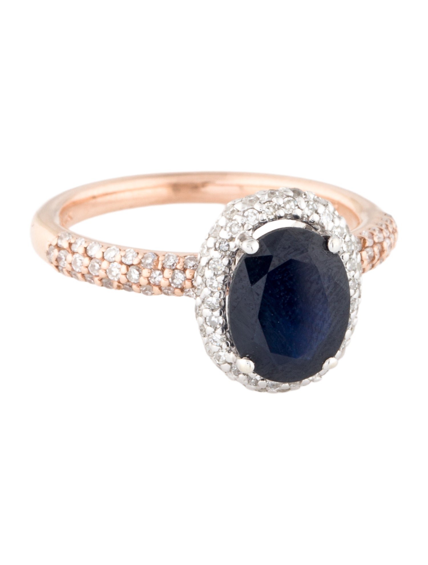 Effy Jewelry 14K Sapphire & Diamond Cocktail Ring