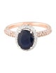 Effy Jewelry 14K Sapphire & Diamond Cocktail Ring