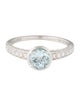 Effy Jewelry 14K Aquamarine & Diamond Cocktail Ring