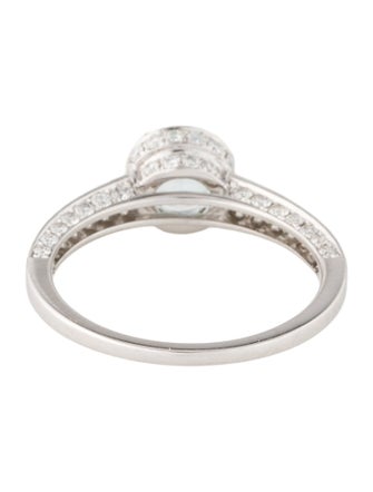 Effy Jewelry 14K Aquamarine & Diamond Cocktail Ring