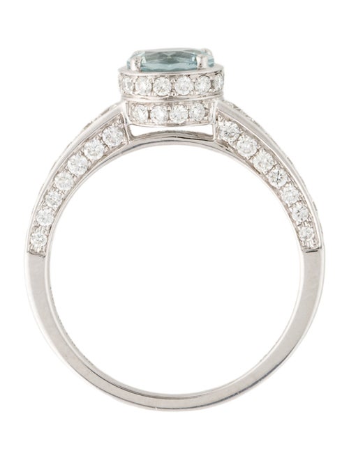 Effy Jewelry 14K Aquamarine & Diamond Cocktail Ring