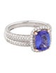 Effy Jewelry 14K 1.90ct Tanzanite & Diamond Cocktail Ring Set
