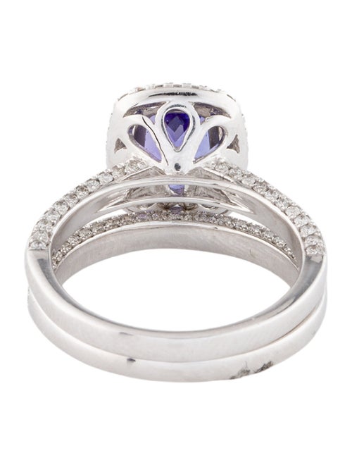 Effy Jewelry 14K 1.90ct Tanzanite & Diamond Cocktail Ring Set