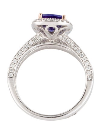 Effy Jewelry 14K 1.90ct Tanzanite & Diamond Cocktail Ring Set