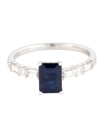 Effy Jewelry 14K Sapphire & Diamond Cocktail Ring