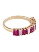Effy Jewelry 14K 1.25ctw Ruby & Diamond Band