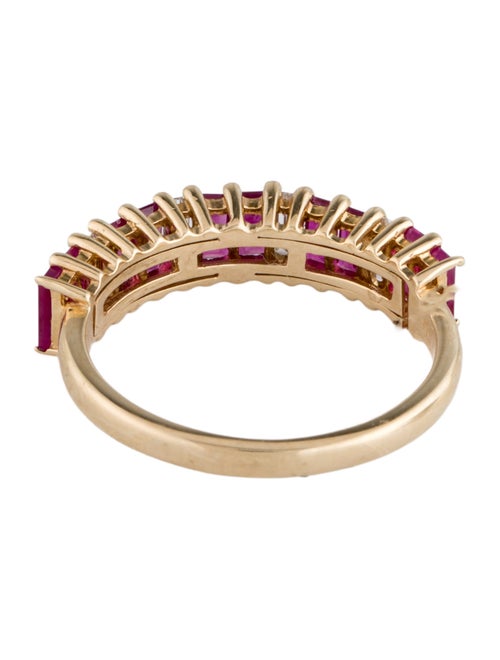 Effy Jewelry 14K 1.25ctw Ruby & Diamond Band