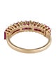 Effy Jewelry 14K 1.25ctw Ruby & Diamond Band