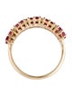 Effy Jewelry 14K 1.25ctw Ruby & Diamond Band