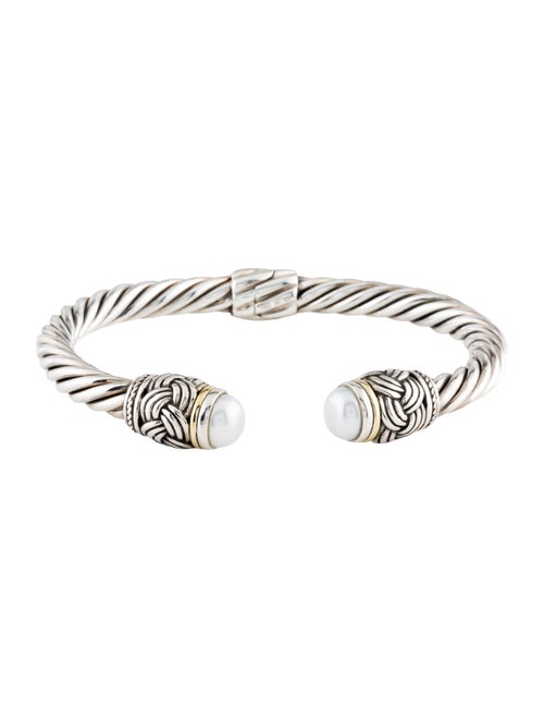 Effy Jewelry Pearl Hinged Cuff
