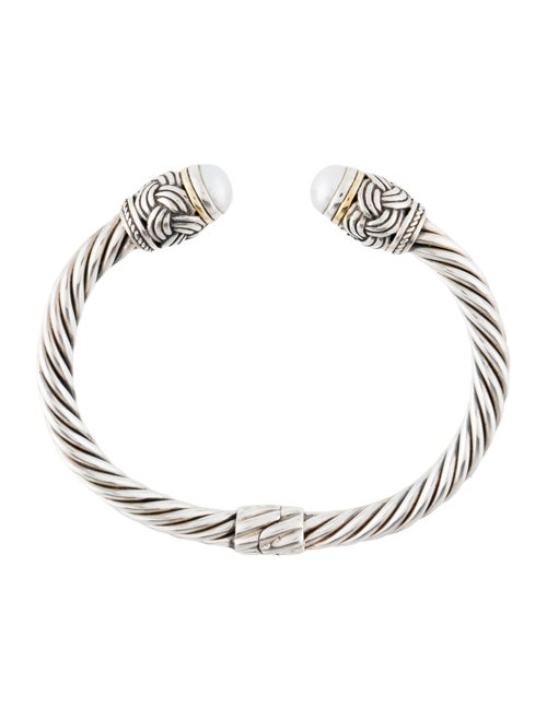 Effy Jewelry Pearl Hinged Cuff
