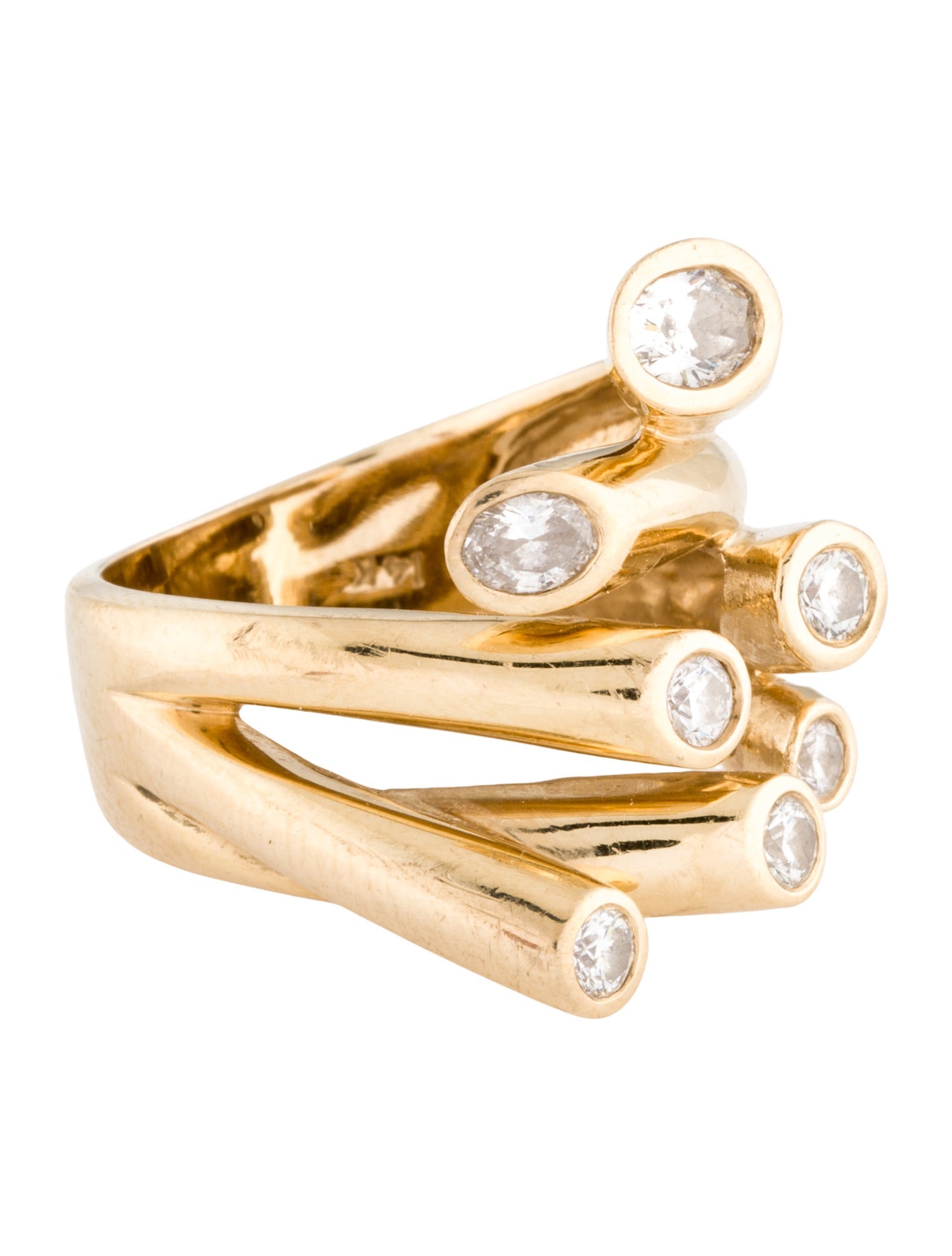 Effy Jewelry 14K Diamond Tree Band