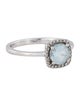 Effy Jewelry 14K Aquamarine & Diamond Cocktail Ring