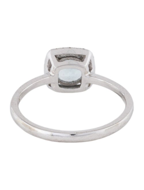 Effy Jewelry 14K Aquamarine & Diamond Cocktail Ring