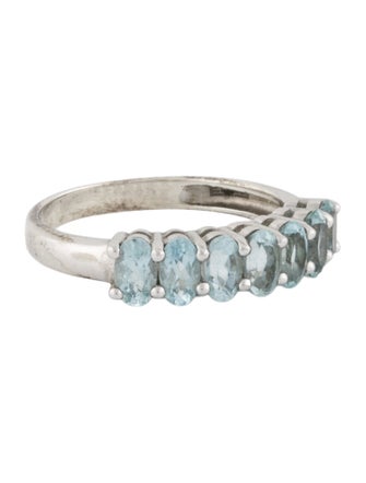 Effy Jewelry 1.51ctw Aquamarine Band Ring