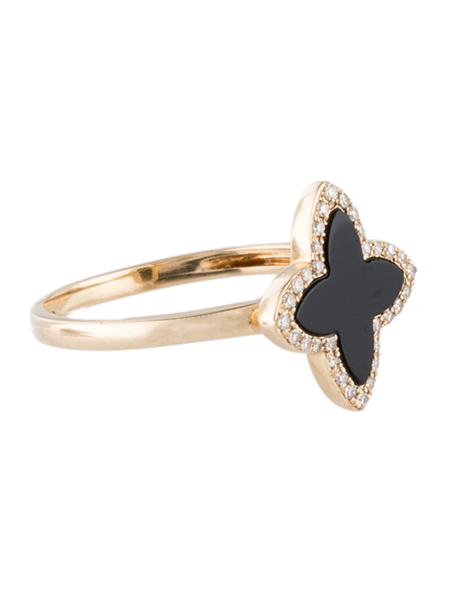 Effy Jewelry 14K Onyx & Diamond Cocktail Ring