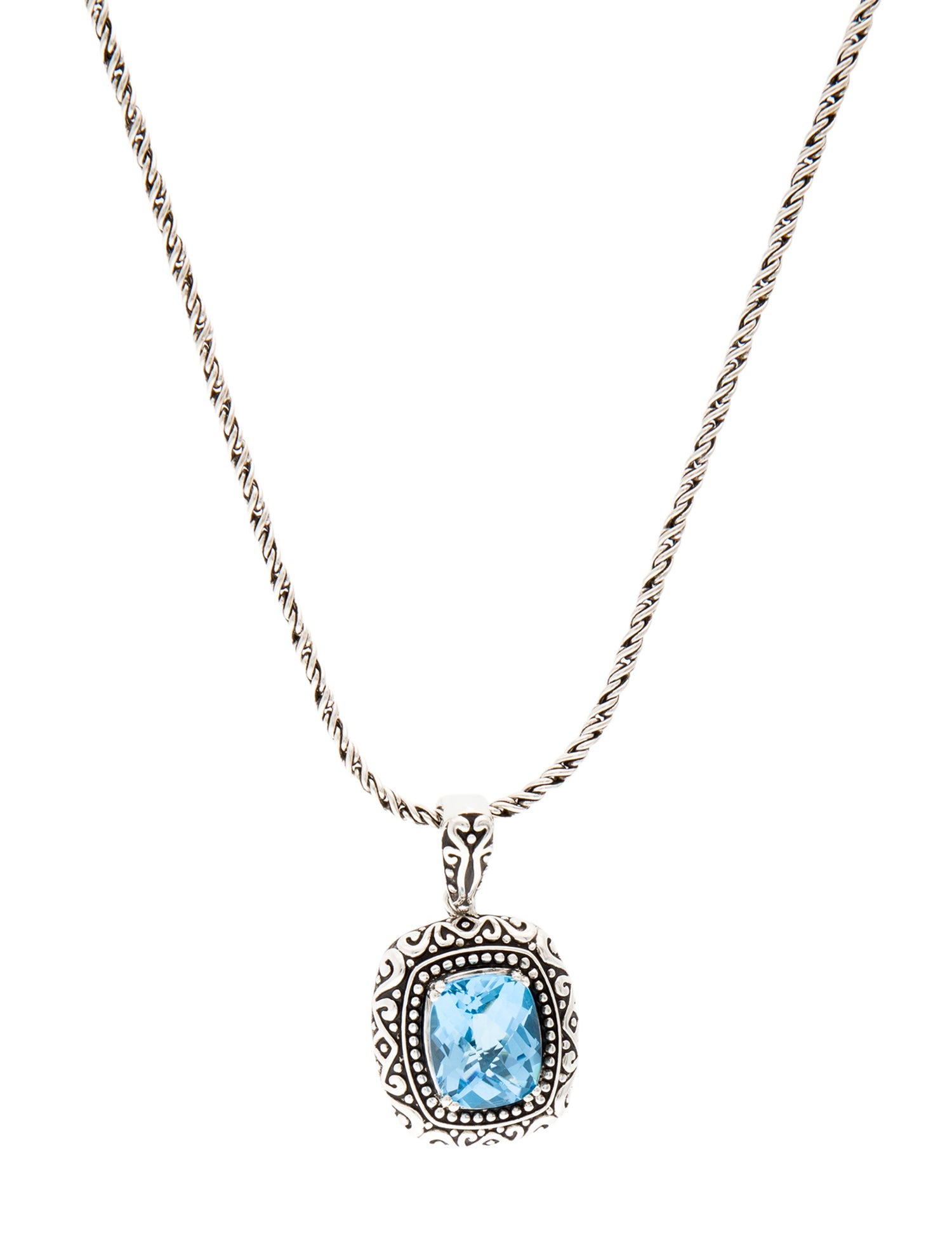 Effy Jewelry Topaz Pendant Necklace
