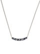 Effy Jewelry Sapphire Bar Pendant Necklace