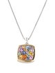 Effy Jewelry Two-Tone Sapphire Pendant Necklace