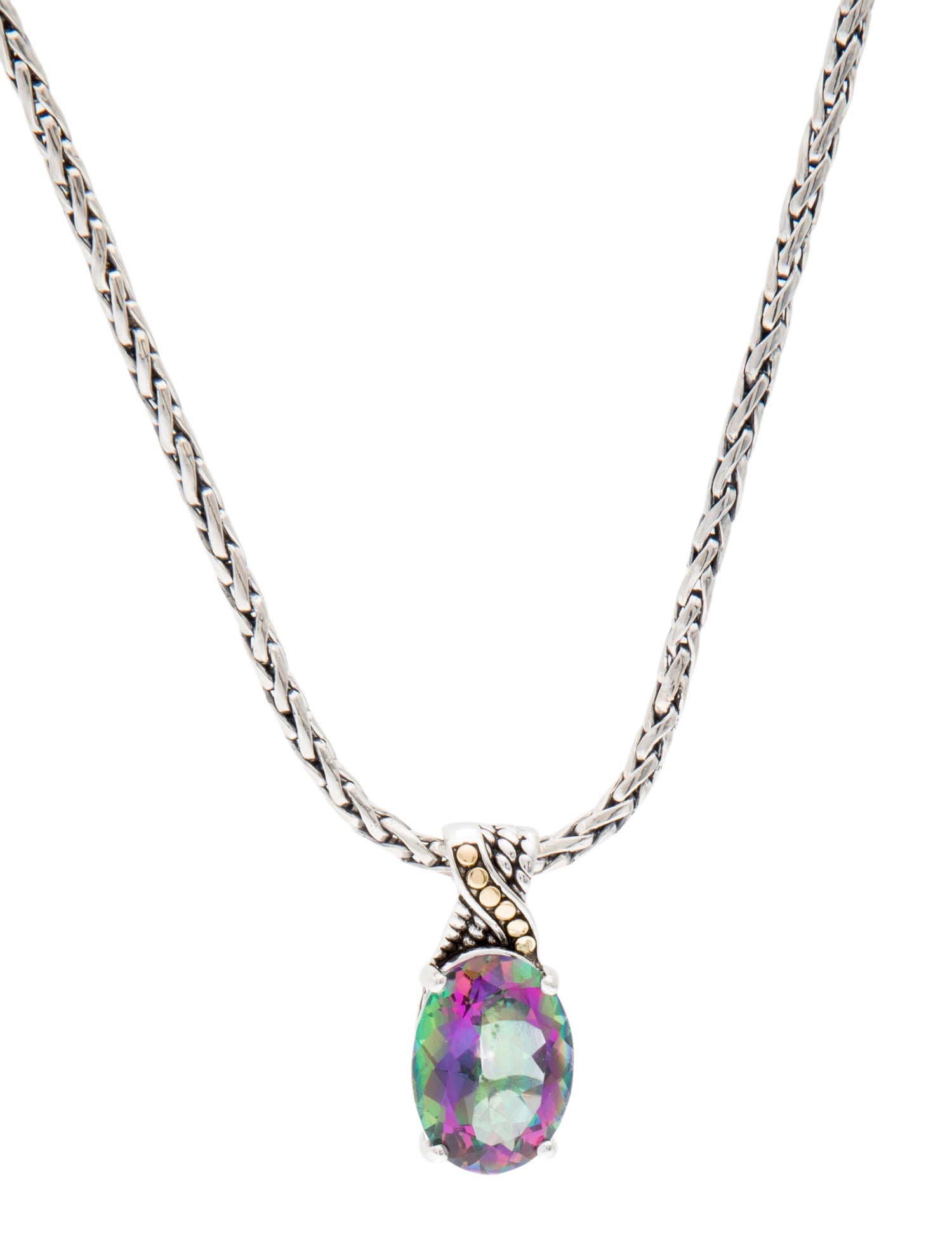 Effy Jewelry Coated Topaz Pendant Necklace