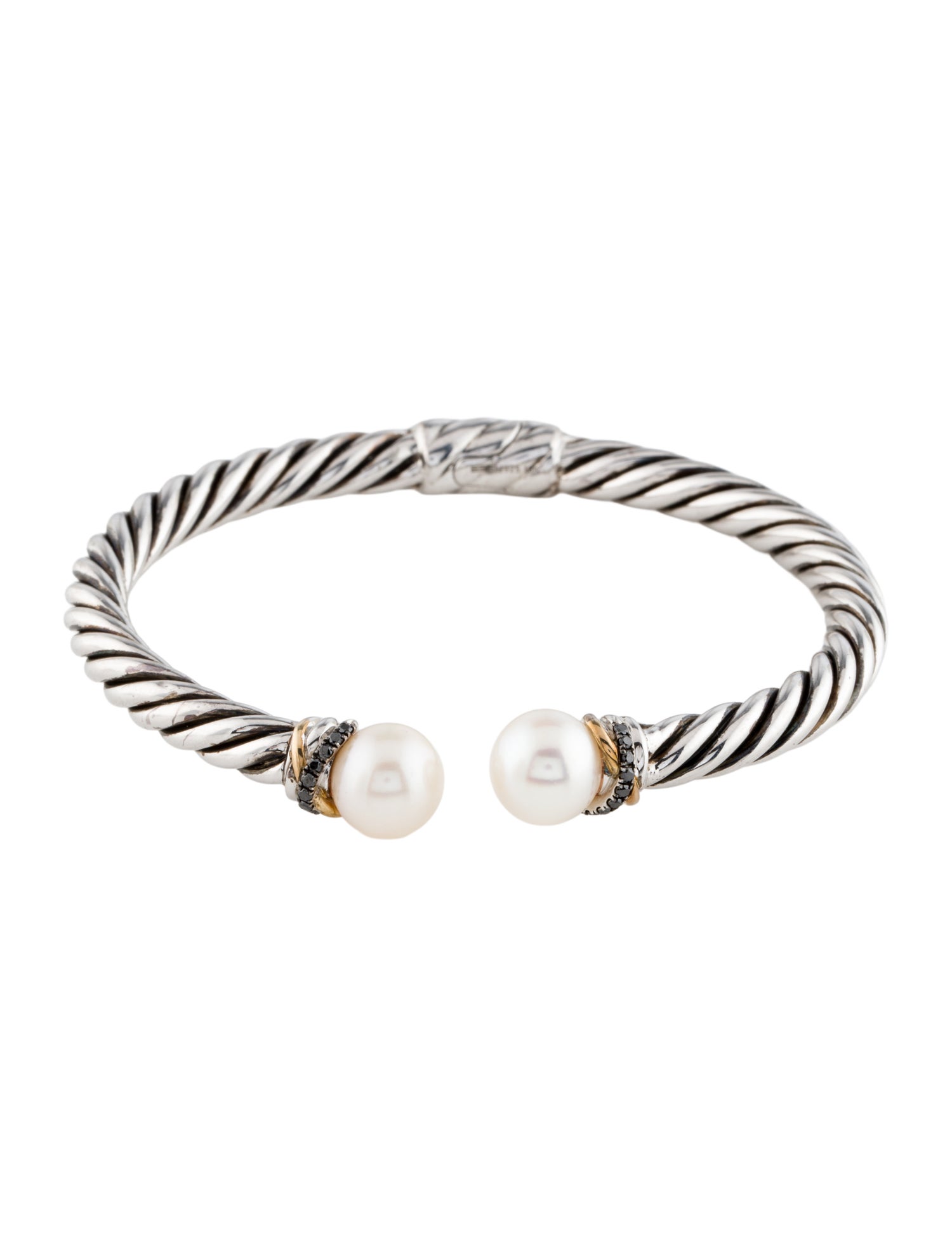 Effy Jewelry Pearl & Diamond Cuff