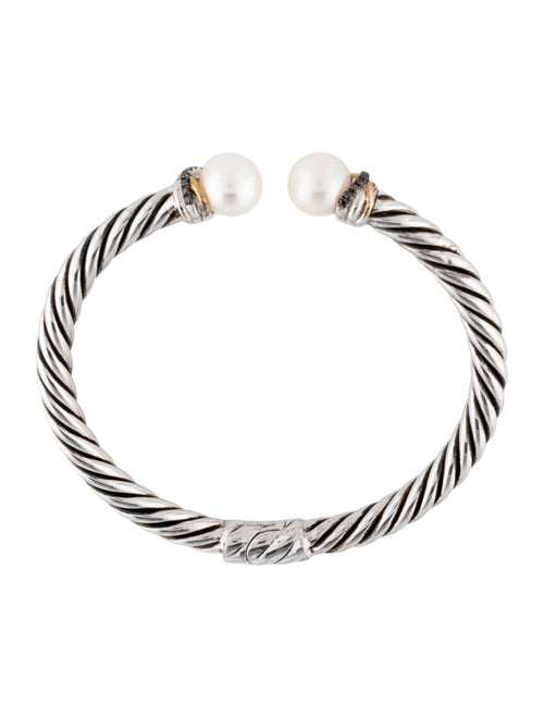 Effy Jewelry Pearl & Diamond Cuff