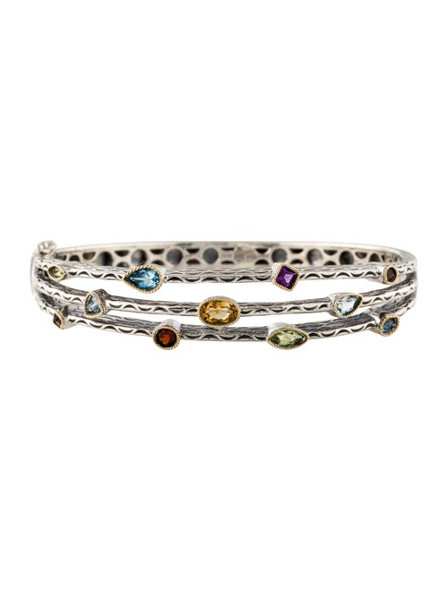 Effy Jewelry Multistone Hinged Bangle Bracelet