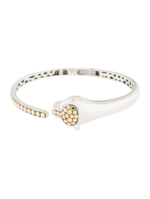 Effy Jewelry Sapphire & Diamond Panther Bangle Bracelet