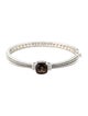 Effy Jewelry Smoky Quartz & Diamond Bangle Bracelet