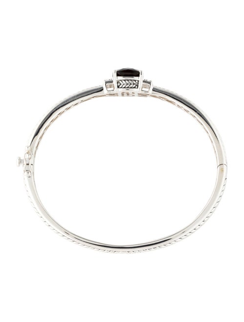Effy Jewelry Smoky Quartz & Diamond Bangle Bracelet