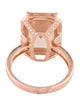 Effy Jewelry 14K 7.07ct Morganite & Diamond Cocktail Ring