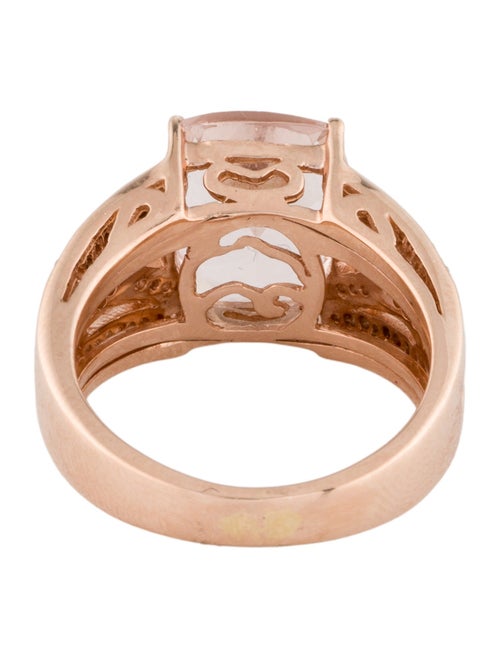 Effy Jewelry 14K 4.51ct Morganite & Diamond Cocktail Ring