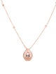 Effy Jewelry 14K 2.15ct Morganite & Diamond Pendant Necklace