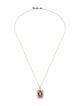 Effy Jewelry 14K 3.85ct Morganite & Diamond Pendant Necklace