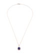 Effy Jewelry 14K 1.66ct Tanzanite & Diamond Pendant Necklace