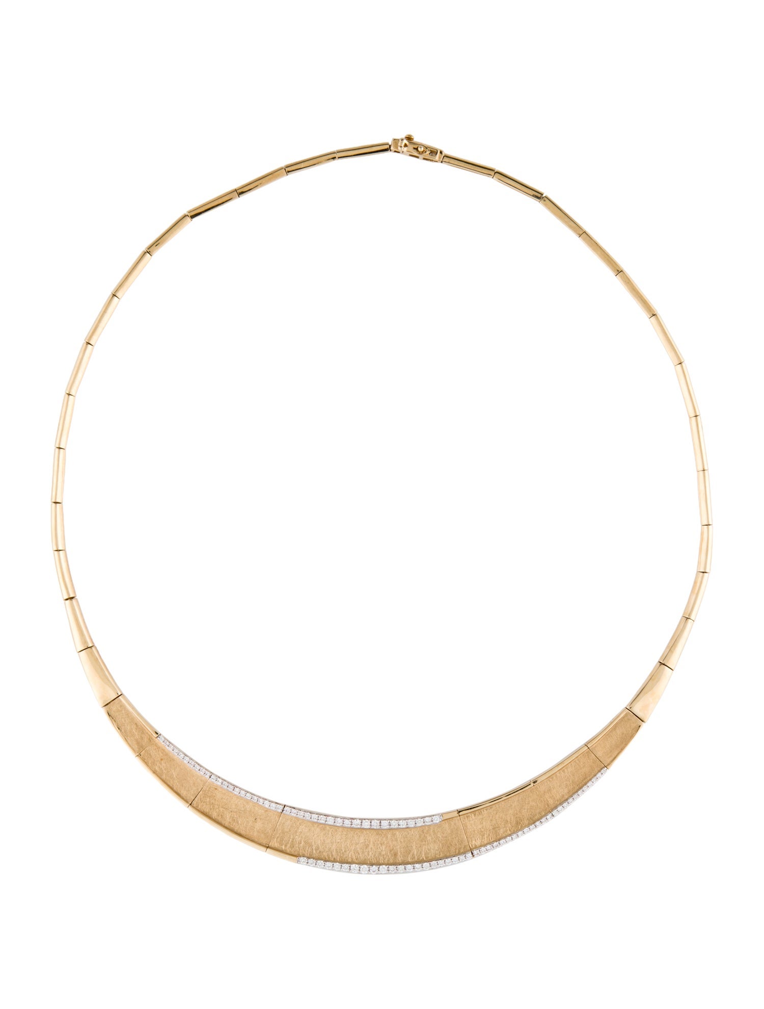 Effy Jewelry 14K Diamond D'Oro Collar Necklace