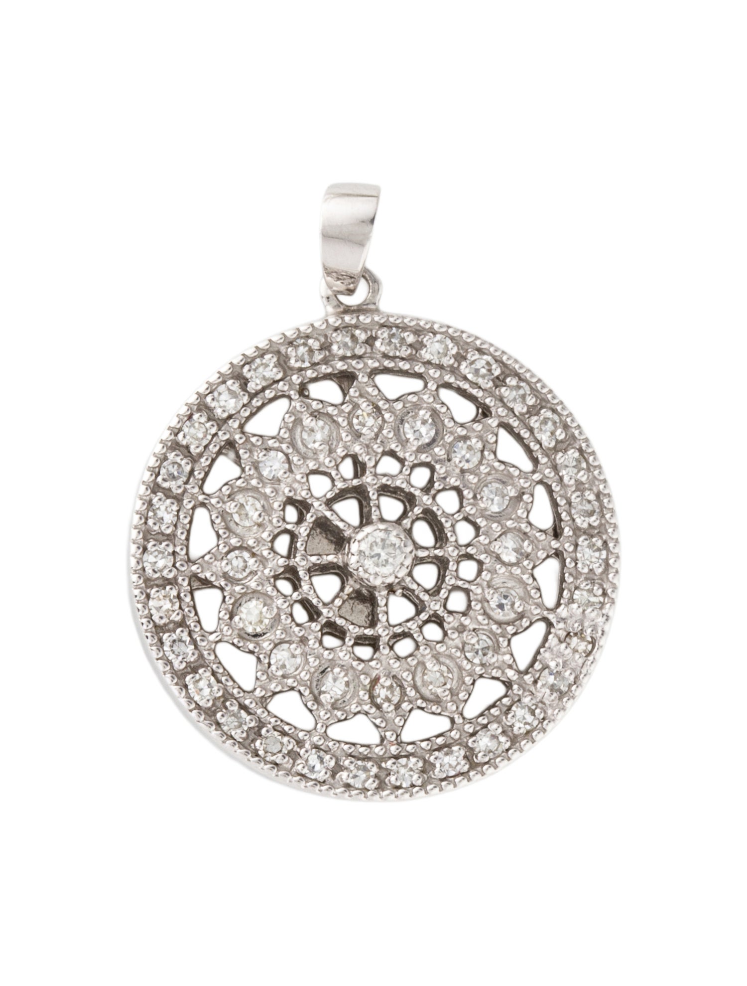 Effy Jewelry 14K Diamond Medallion Pendant