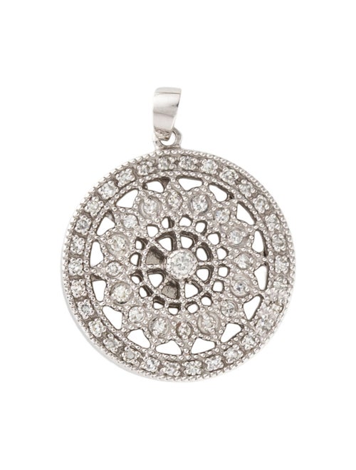 Effy Jewelry 14K Diamond Medallion Pendant
